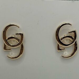 Metallic GG Logo Stud Earrings